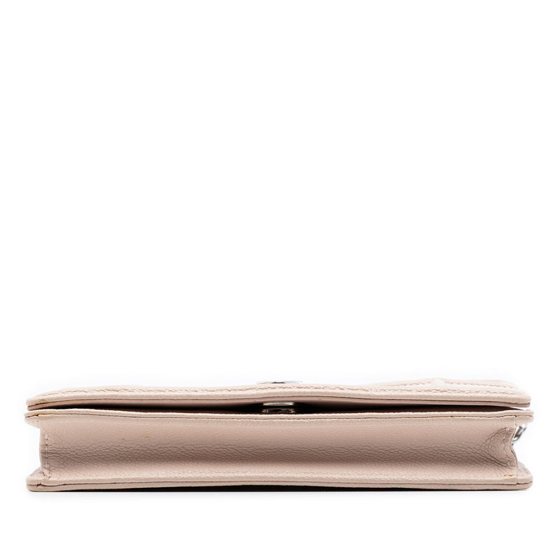 Grained Calfskin Diorama Wallet on Chain - Image 3