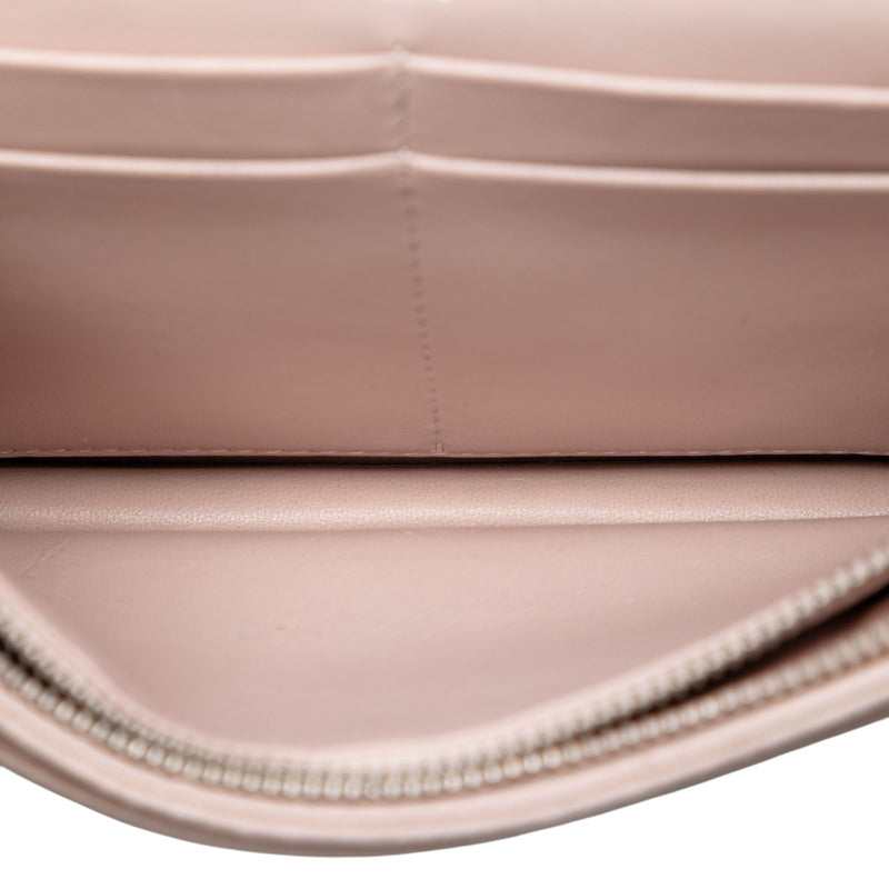 Grained Calfskin Diorama Wallet on Chain - Image 4
