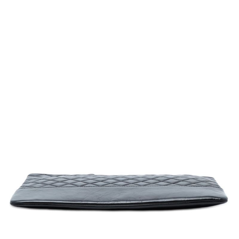 Large Aged Calfskin Gabrielle O Case Clutch - Image 3
