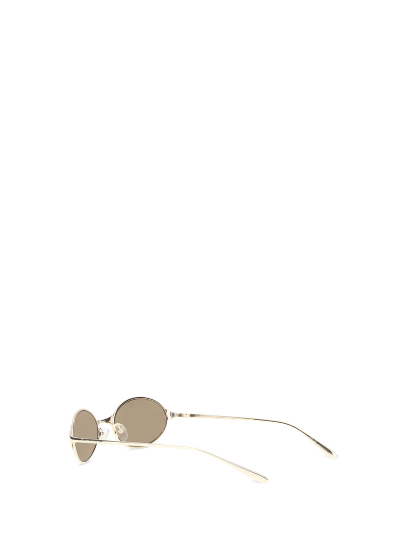 Alexander Mcqueen A000r6i3330 Sunglasses — Gold Metal