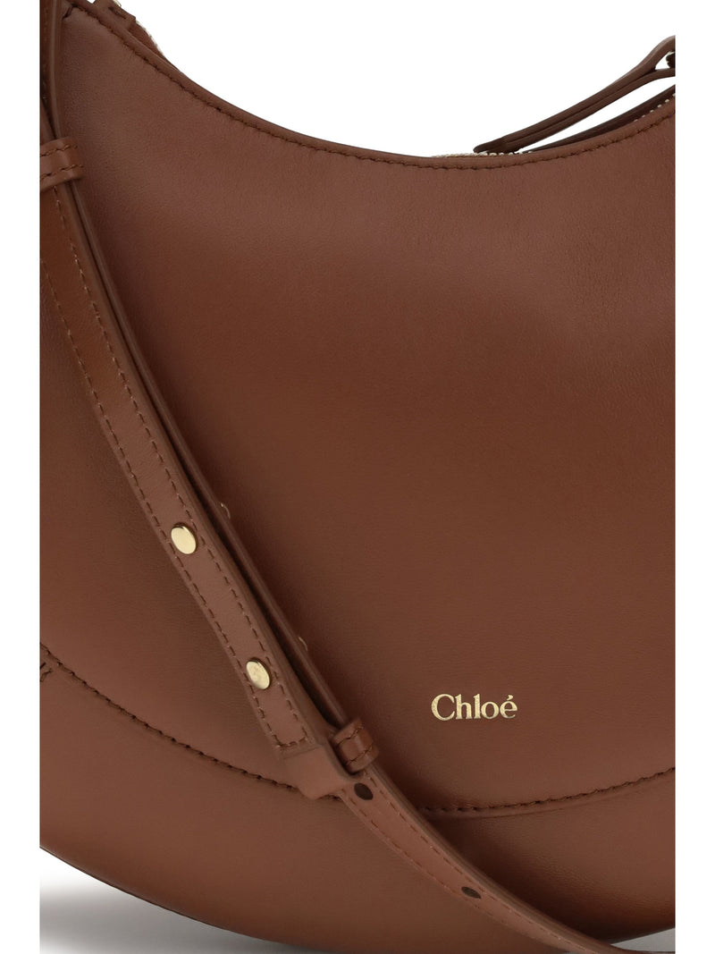 Chloé Marcie Shoulder Bag — Brown Calf Leather