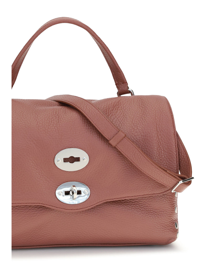 Zanellato Postina Daily Top Handle Bag — Red Calf Leather