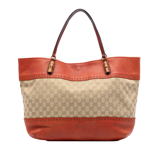 Large GG Canvas Laidback Crafty Tote - Image 1
