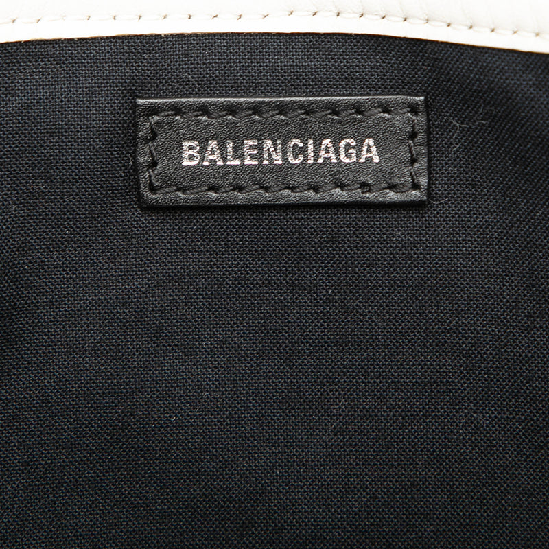 Canvas Navy Cabas Tote S - Image 5