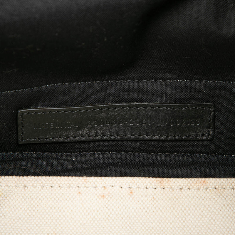 Canvas Navy Cabas Tote S - Image 6