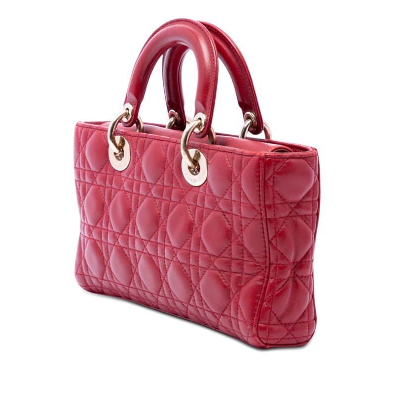 Medium Lambskin Cannage Lady D Joy - Image 2