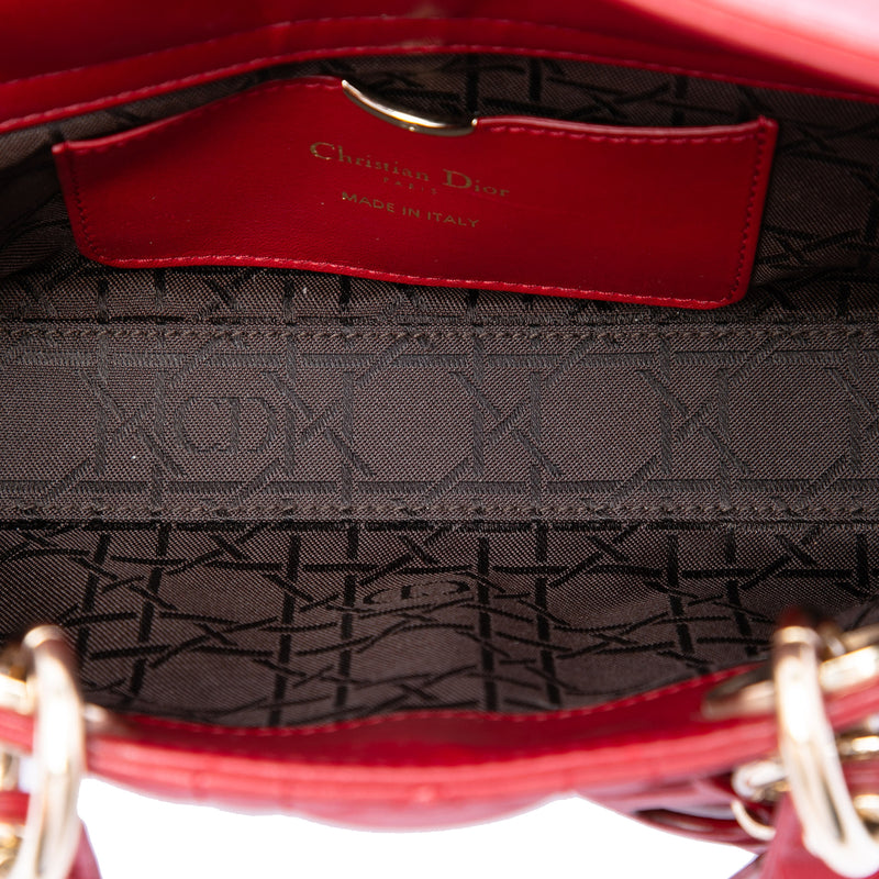 Medium Lambskin Cannage Lady D Joy - Image 4