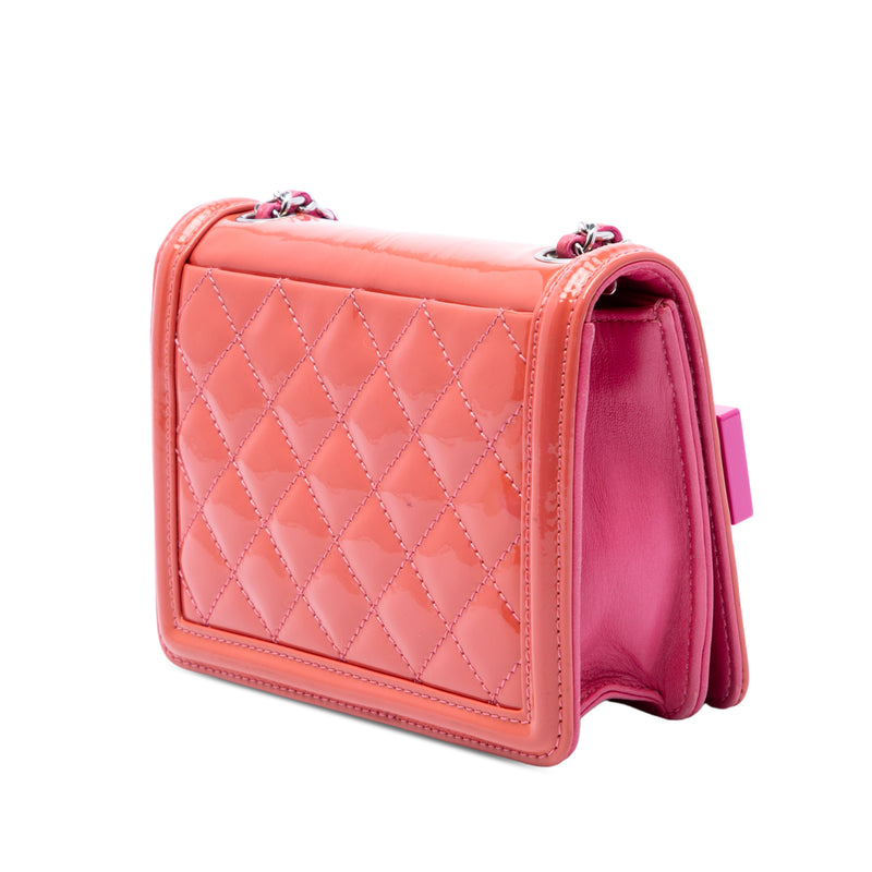 Mini Ombre Acrylic and Patent Boy Brick Flap - Image 2
