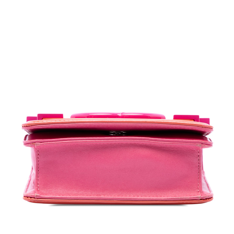 Mini Ombre Acrylic and Patent Boy Brick Flap - Image 3