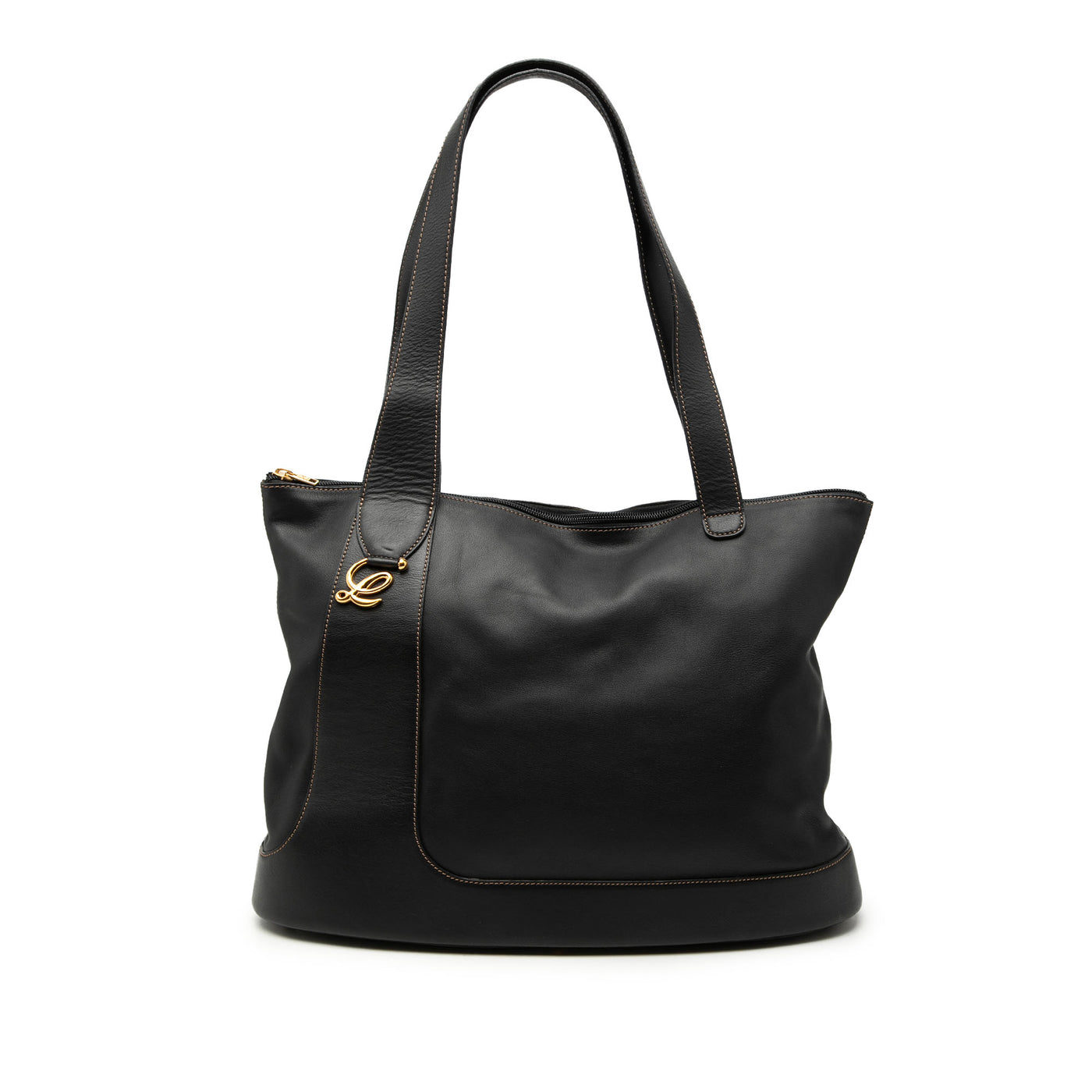 Leather Anagram Tote - Image 1
