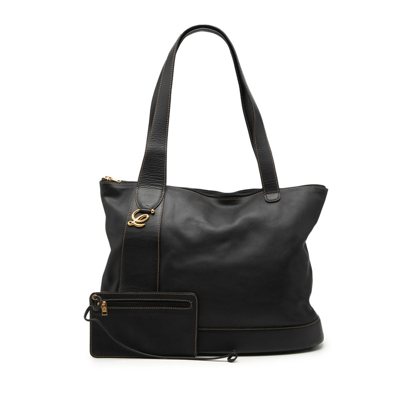 Leather Anagram Tote - Image 7