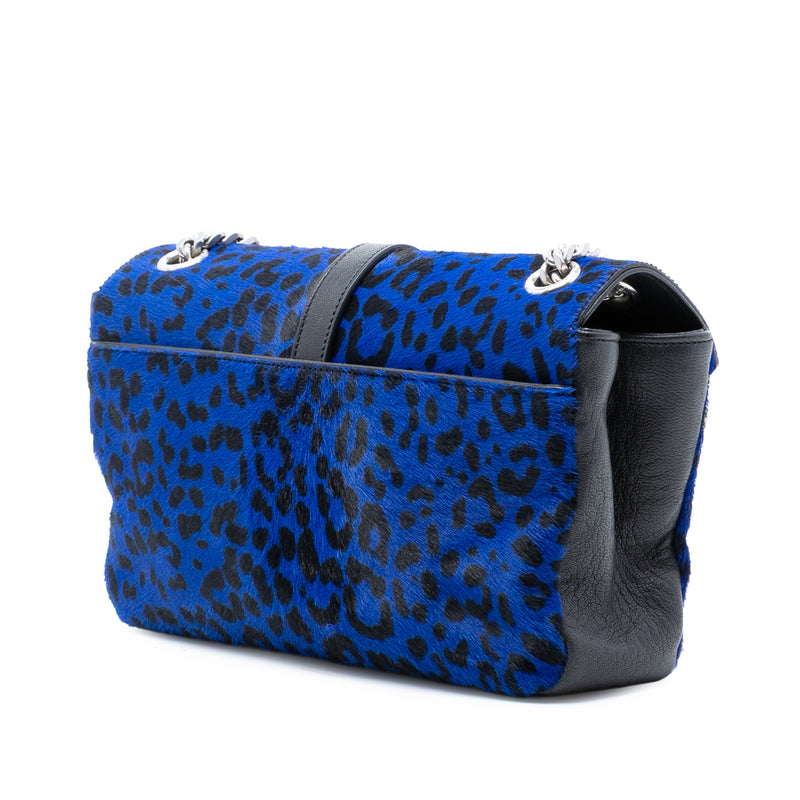 Pony Hair Leopard Print College Bag - Image 2