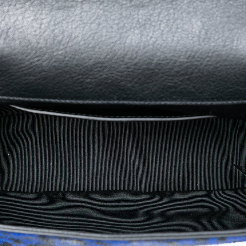 Pony Hair Leopard Print College Bag - Image 4