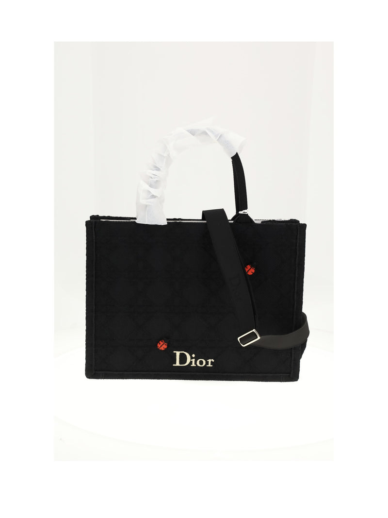 Dior Shoulder Bag — Black Calf Leather (bos Taurus)