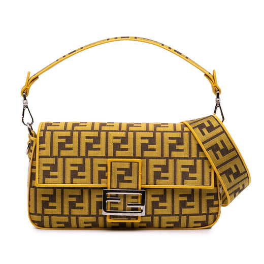 FRGMT x Zucca Embroidered Canvas Baguette Satchel - Image 1