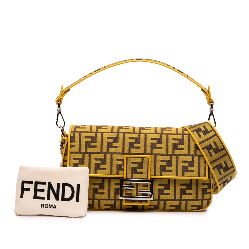 FRGMT x Zucca Embroidered Canvas Baguette Satchel - Image 10