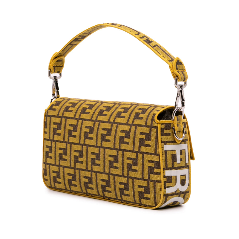 FRGMT x Zucca Embroidered Canvas Baguette Satchel - Image 2