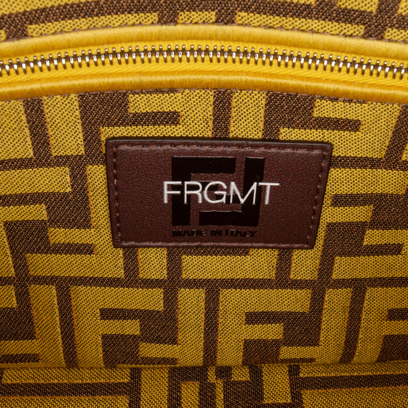 FRGMT x Zucca Embroidered Canvas Baguette Satchel - Image 5