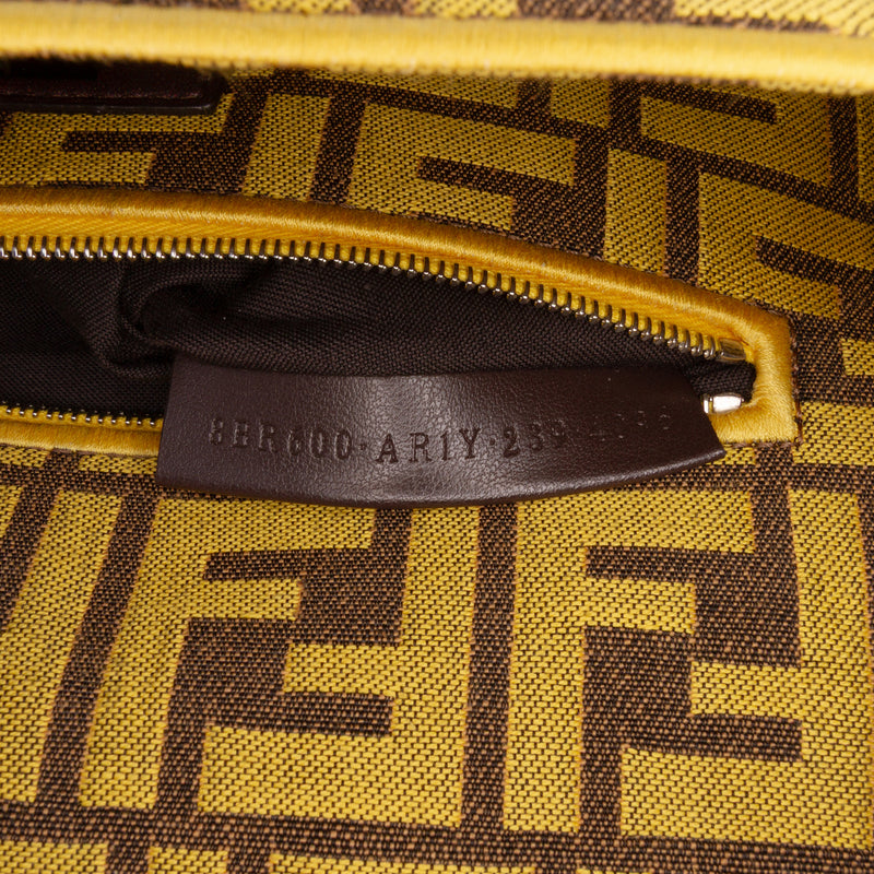 FRGMT x Zucca Embroidered Canvas Baguette Satchel - Image 6