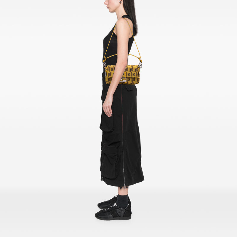 FRGMT x Zucca Embroidered Canvas Baguette Satchel - Image 9