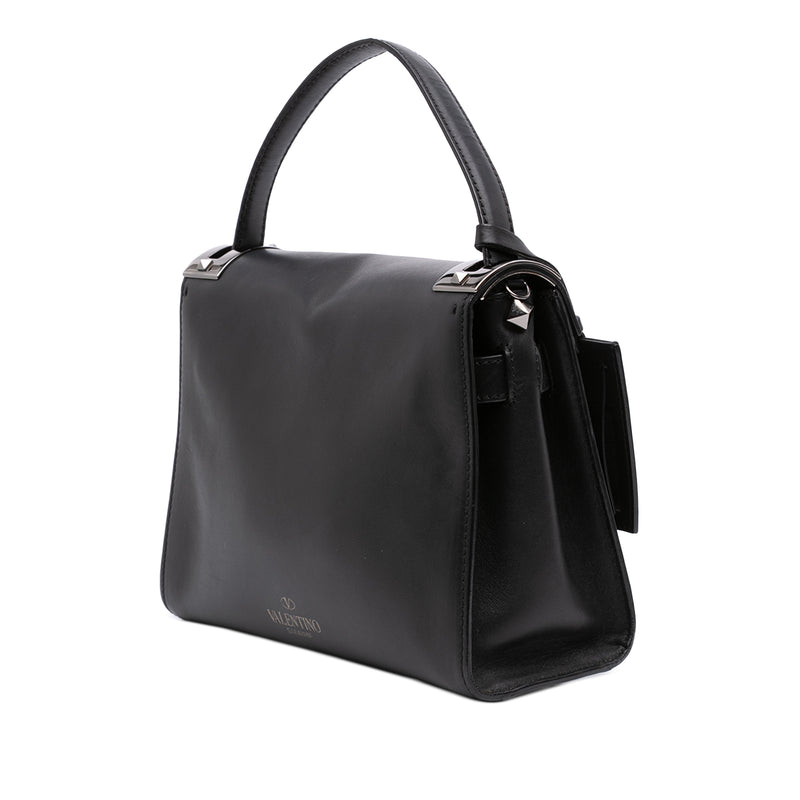 Small Leather My Rockstud Frame Satchel - Image 2