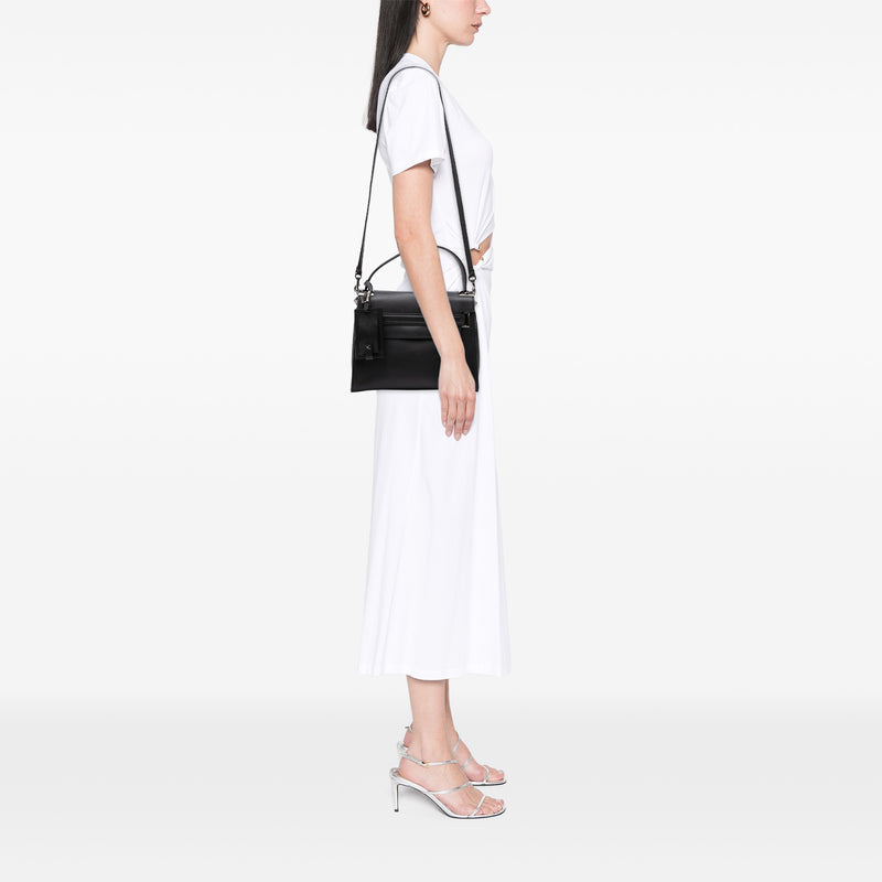Small Leather My Rockstud Frame Satchel - Image 6
