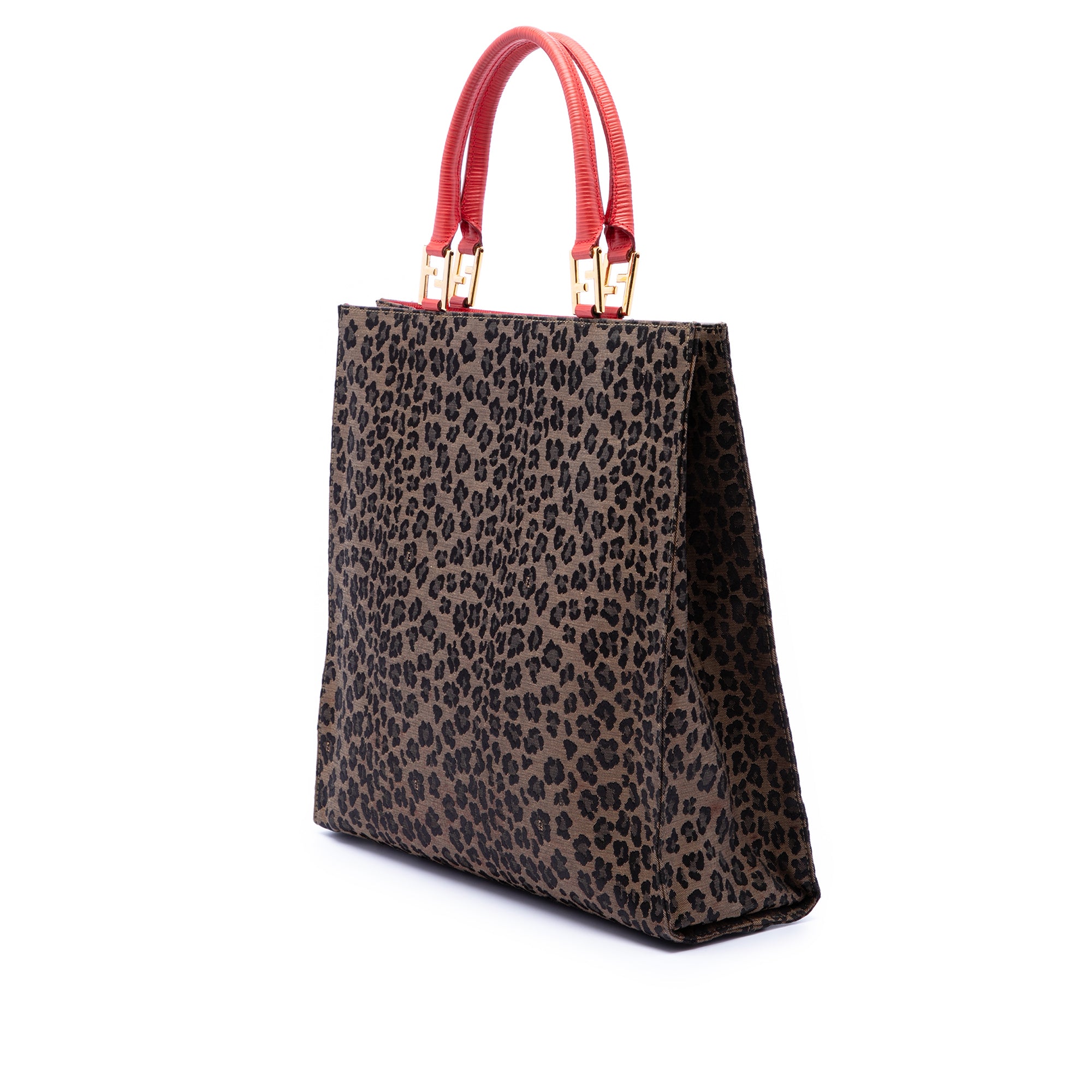 Leopard Print Canvas Tote - Image 2