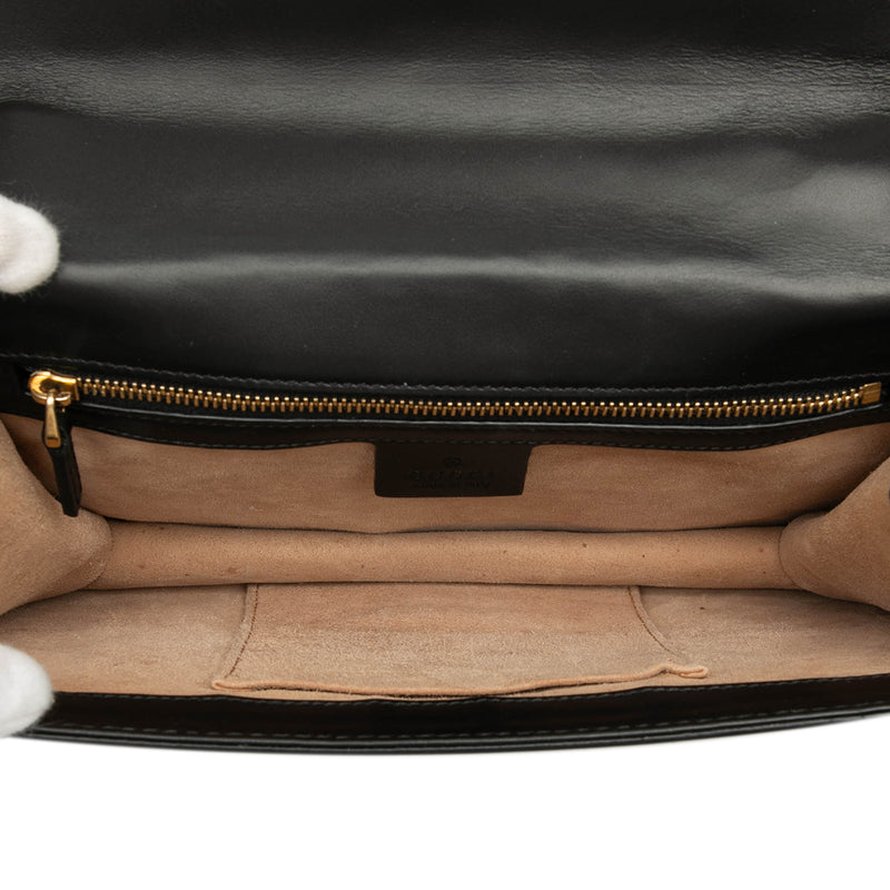 Small Calfskin Web Sylvie Satchel - Image 4
