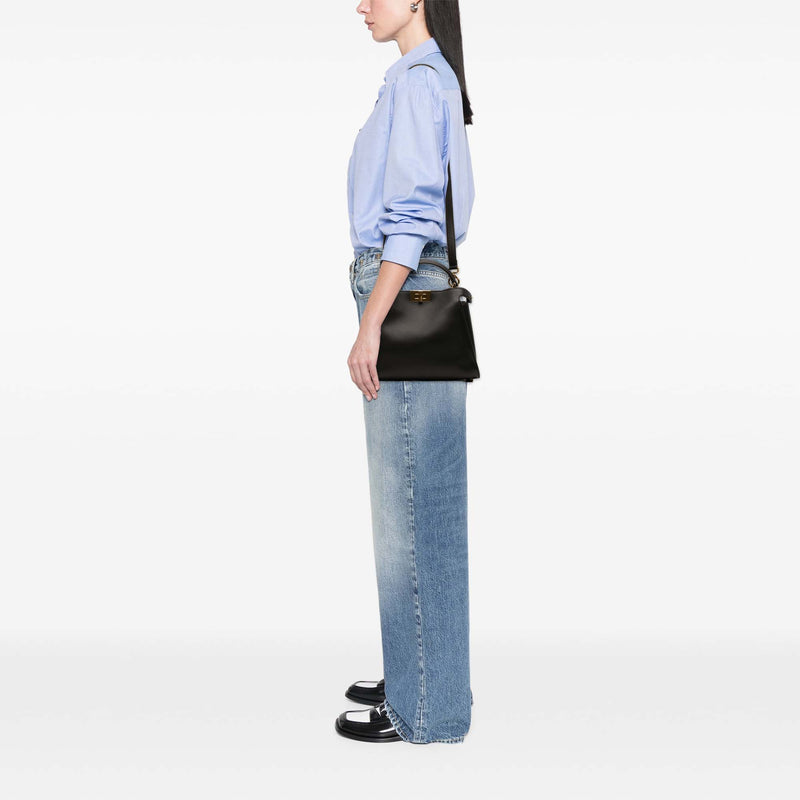 Medium Leather Peekaboo Iconic Essentially Satchel - Image 7
