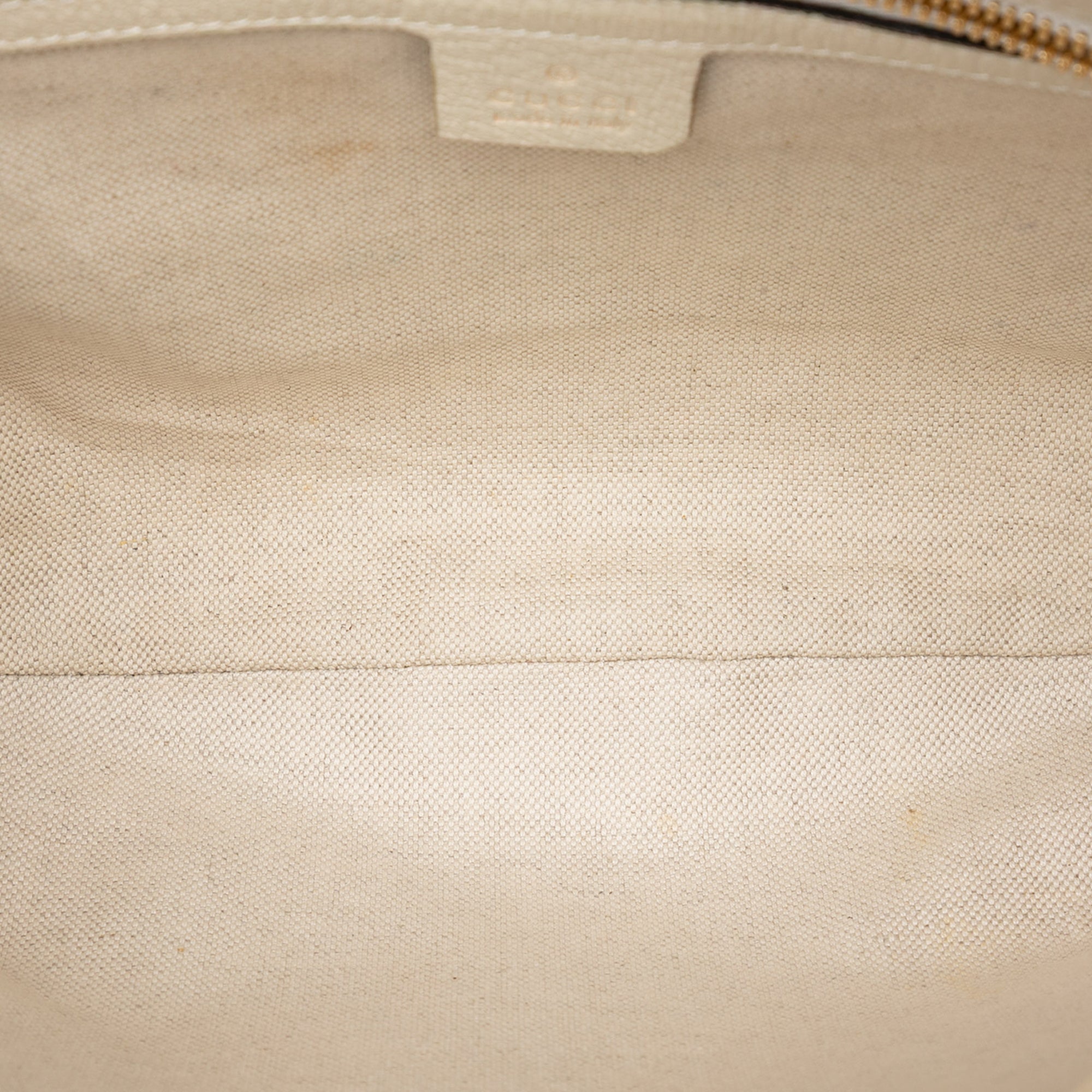 Small GG Supreme Web Ophidia Flora Half Moon Crossbody - Image 4