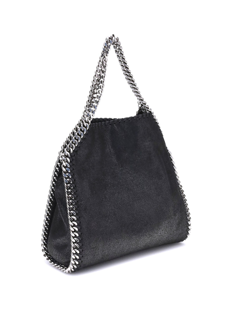 Stella Mccartney Falabella Mini Shoulder Bag — Black Polyester