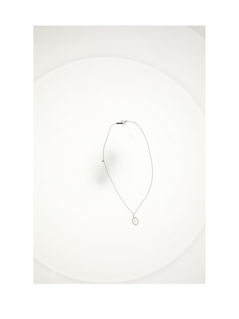 Dior Sculpted Bee Pendant Necklace — Silver Brass Necklaces