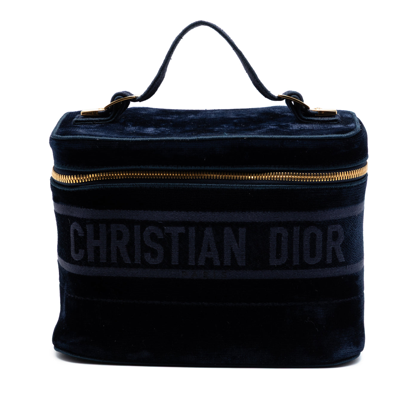 Embroidered Velvet Diortravel Vanity Case - Image 1