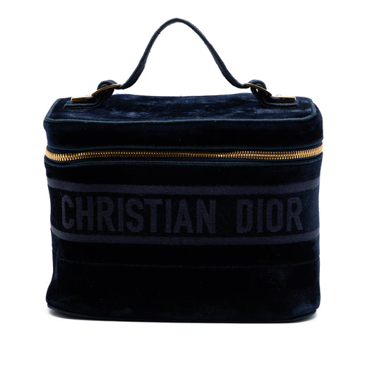 Embroidered Velvet Diortravel Vanity Case - Image 1