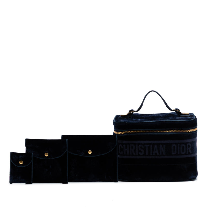 Embroidered Velvet Diortravel Vanity Case - Image 7