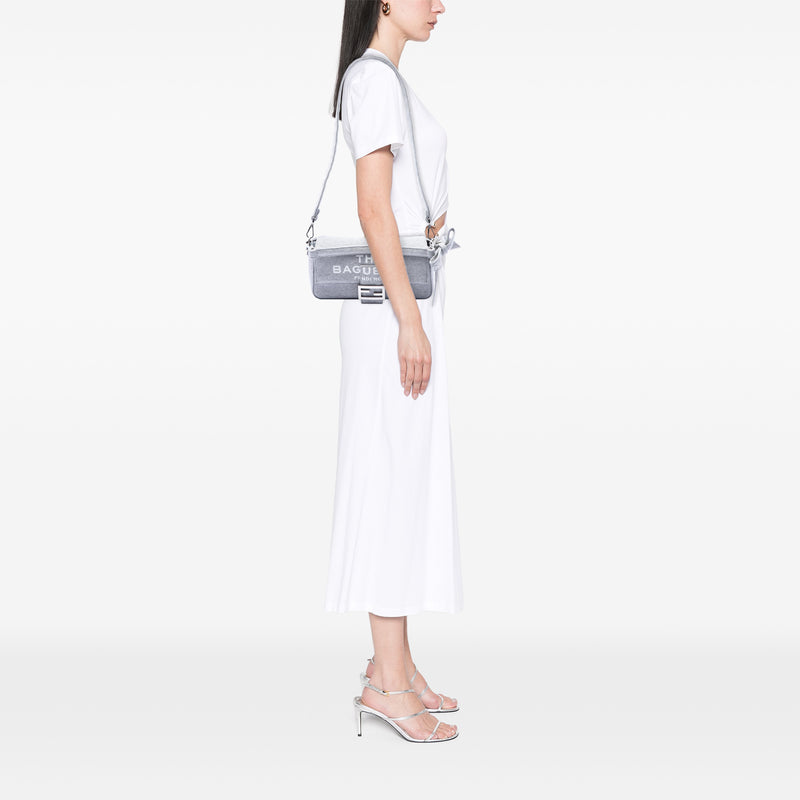 Marc Jacobs Medium Jersey Logo Baguette Satchel - Image 6