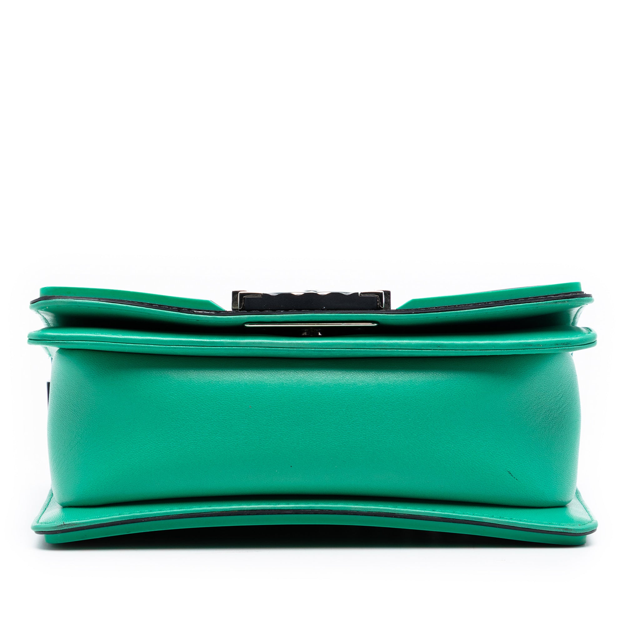 Small Bicolor Quilted Lambskin and Rubber Boy Flap - Image 3