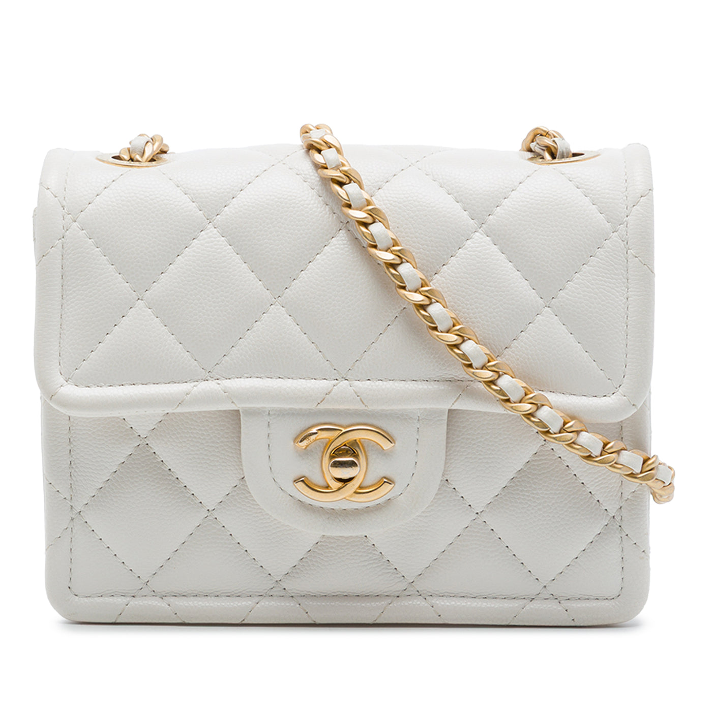 Mini Quilted Caviar Sweet Flap - Image 1