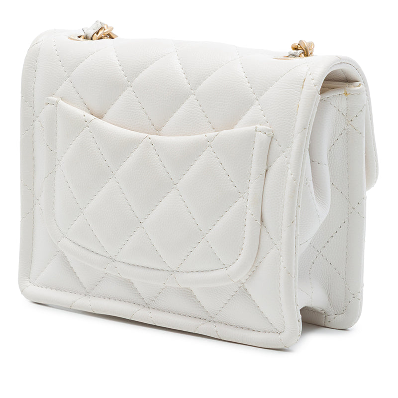 Mini Quilted Caviar Sweet Flap - Image 2
