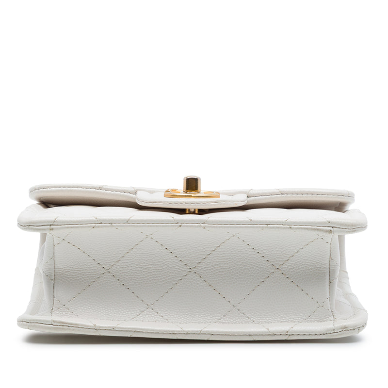 Mini Quilted Caviar Sweet Flap - Image 3