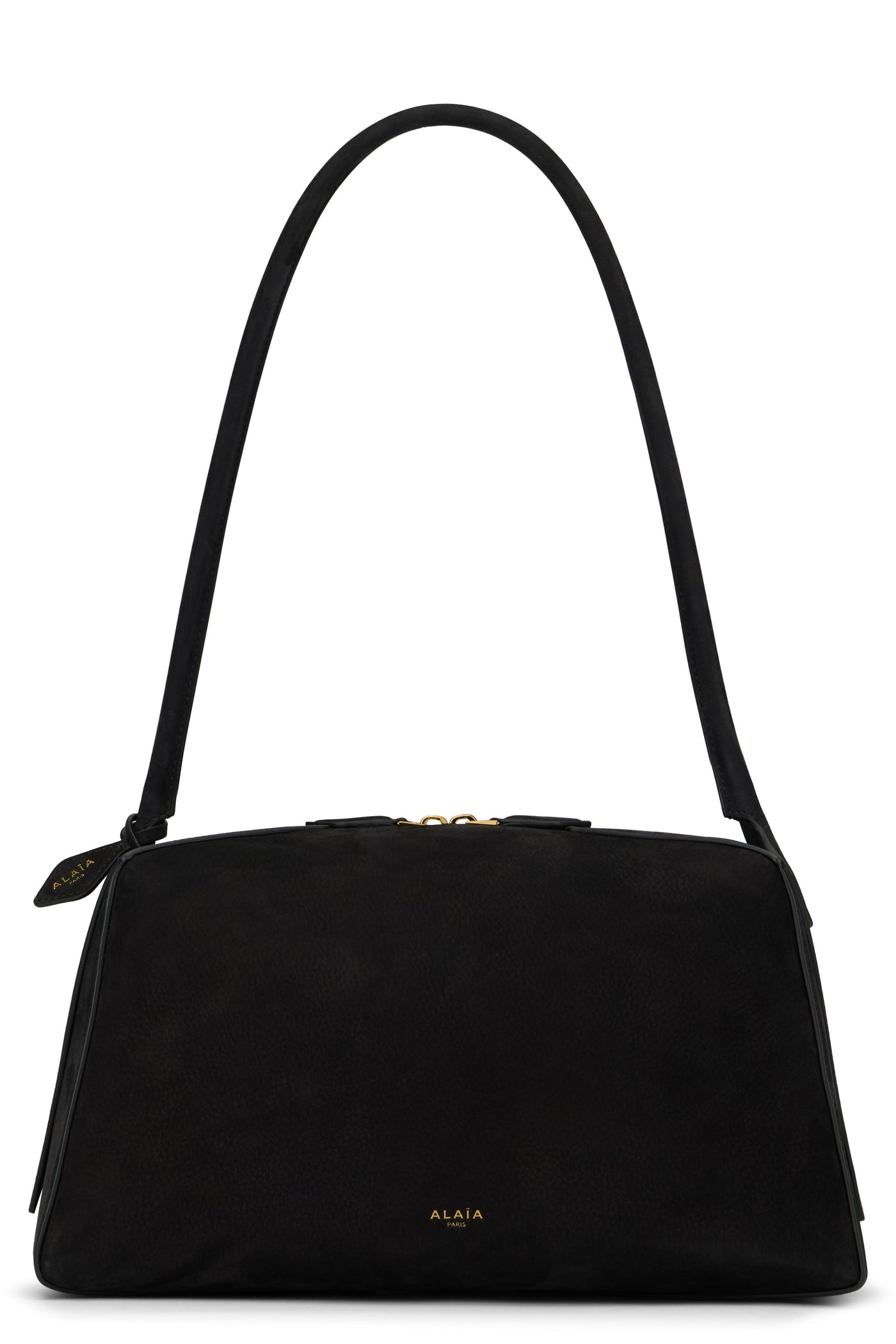 Alaïa Shoulder Bag — Black Leather