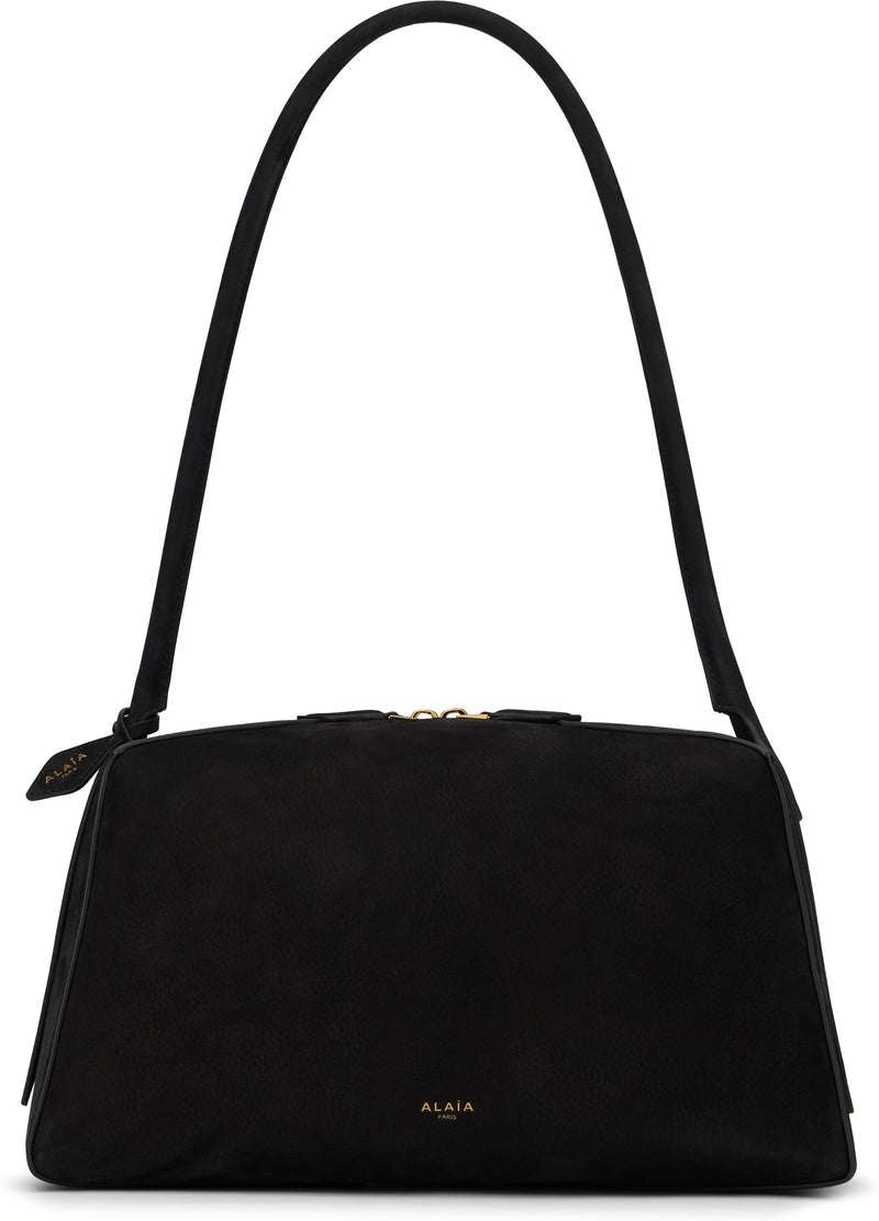 Alaïa Shoulder Bag — Black Leather