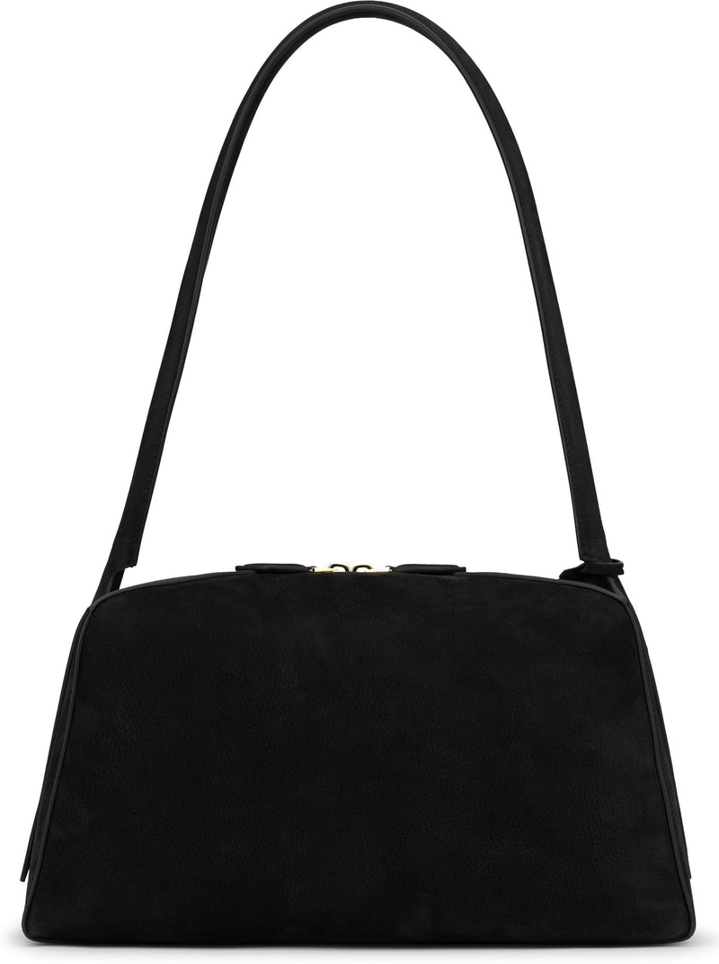 Alaïa Shoulder Bag — Black Leather