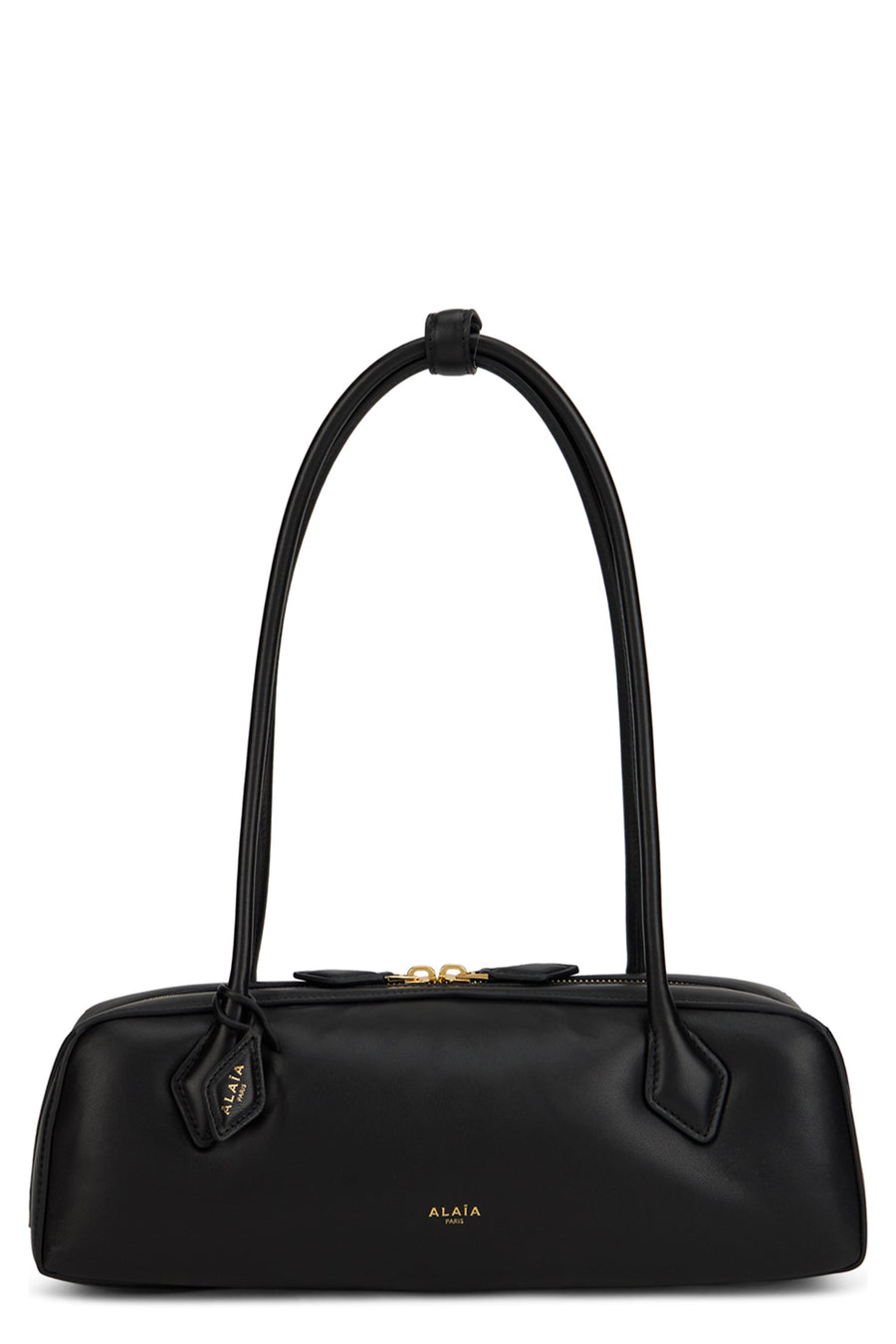 Alaïa Le Teckel Shoulder Bag — Black Leather