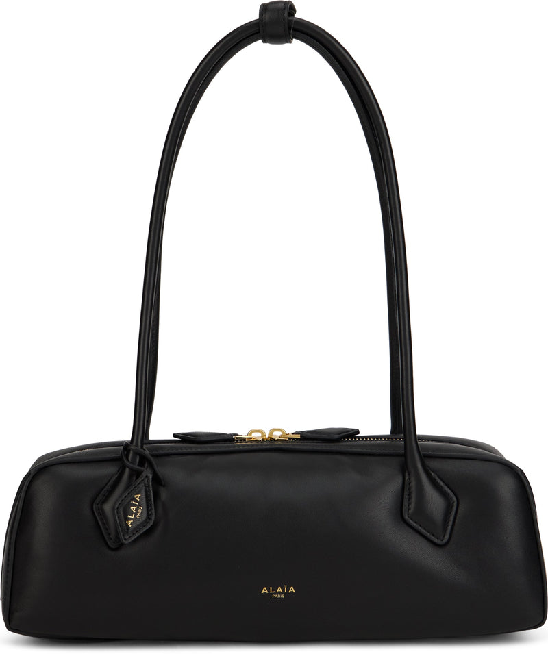 Alaïa Le Teckel Shoulder Bag — Black Leather