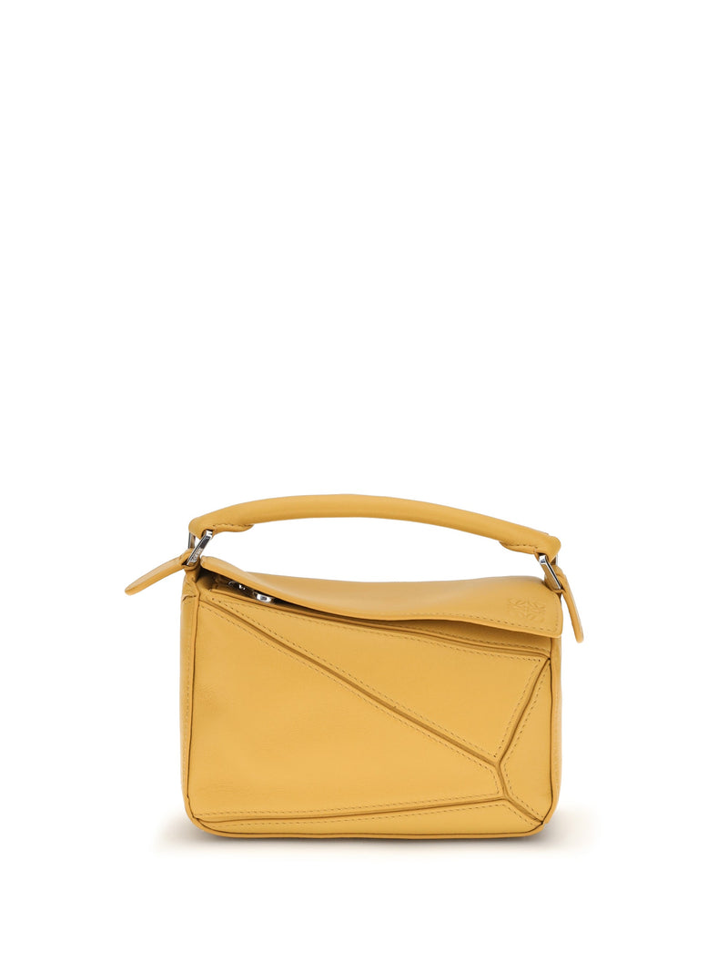 Loewe Puzzle Shoulder Bag — Yellow Calf Leather