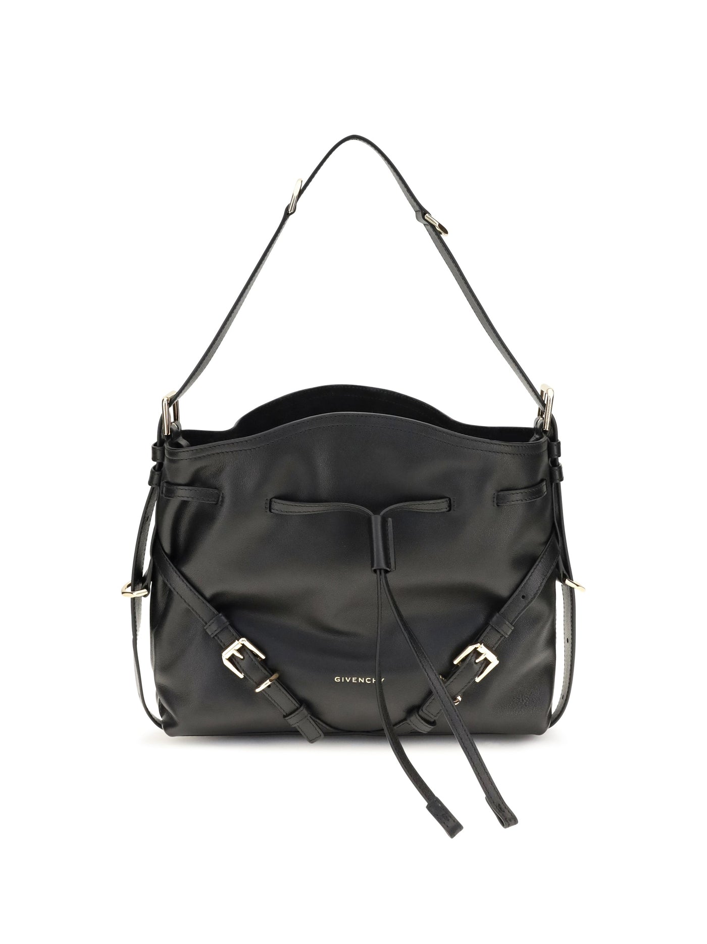 Givenchy Voyou Bucket Bag — Black Calf Leather Bos Taurus