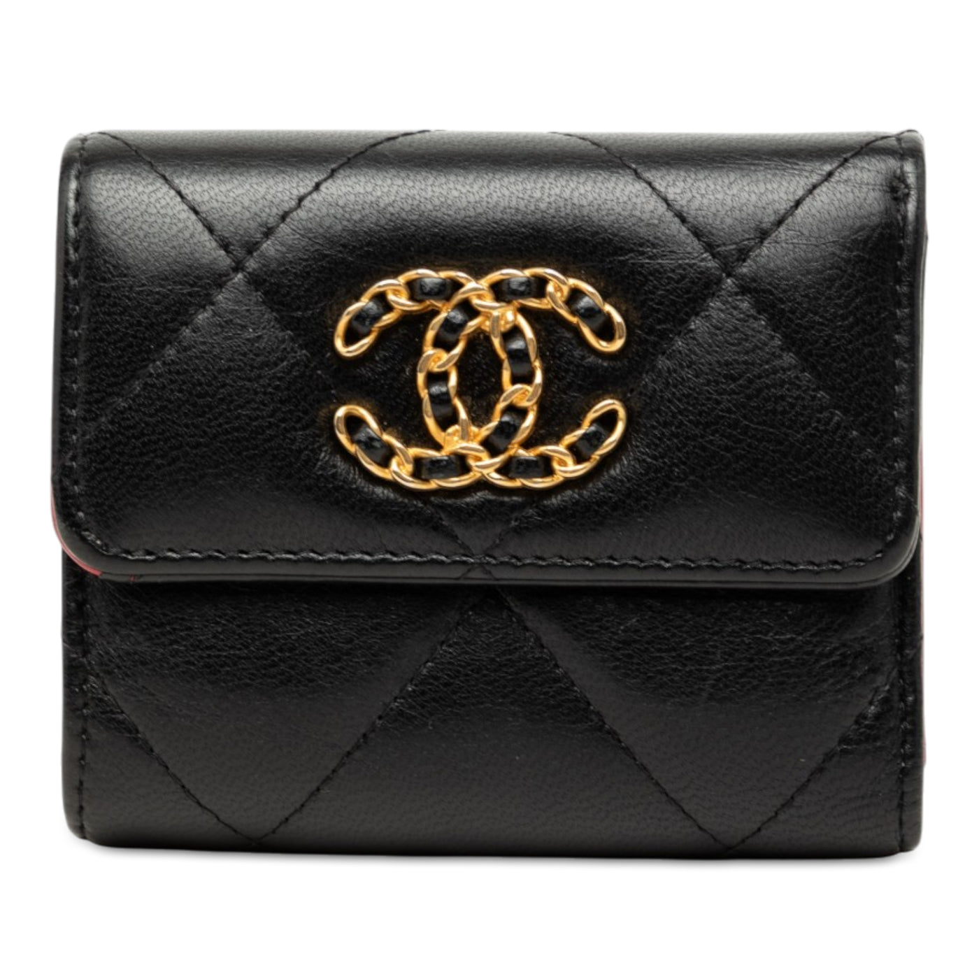 Quilted Lambskin 19 Flap Wallet - Image 1