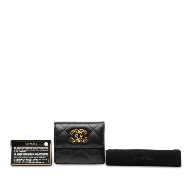 Quilted Lambskin 19 Flap Wallet - Image 8