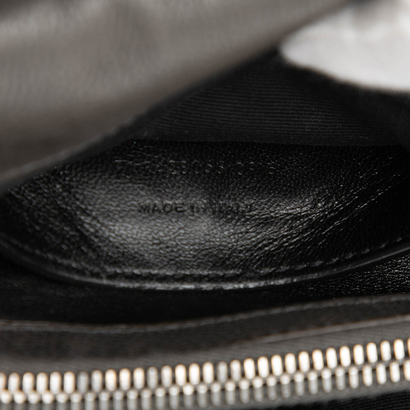 Medium Chevron Sheepskin Monogram College Satchel - Image 6